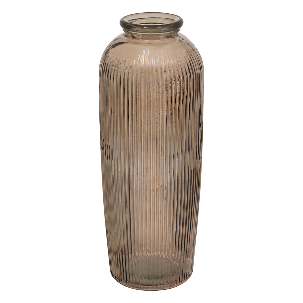 atmosphera-luz-recycled-glass-vase-brown-72cm