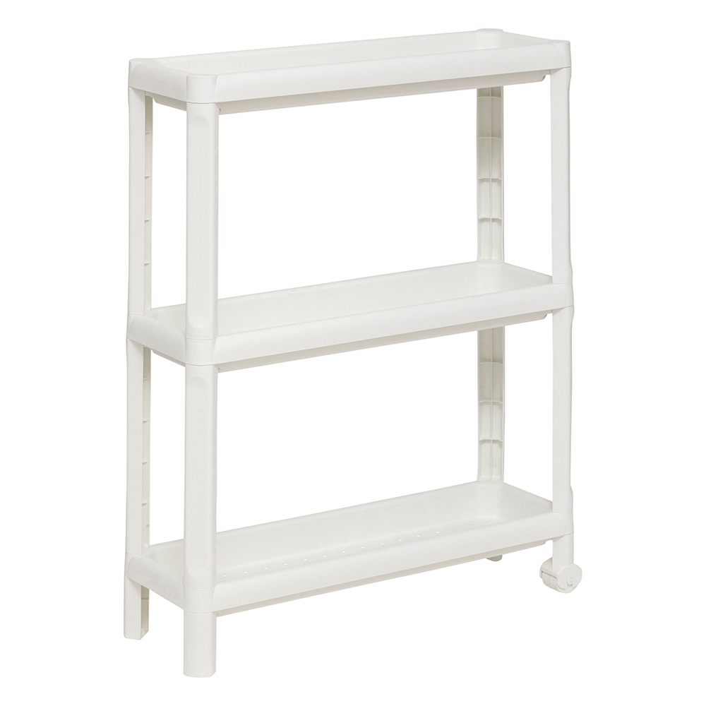5five-plastic-rolling-trolley-3-tiers-white