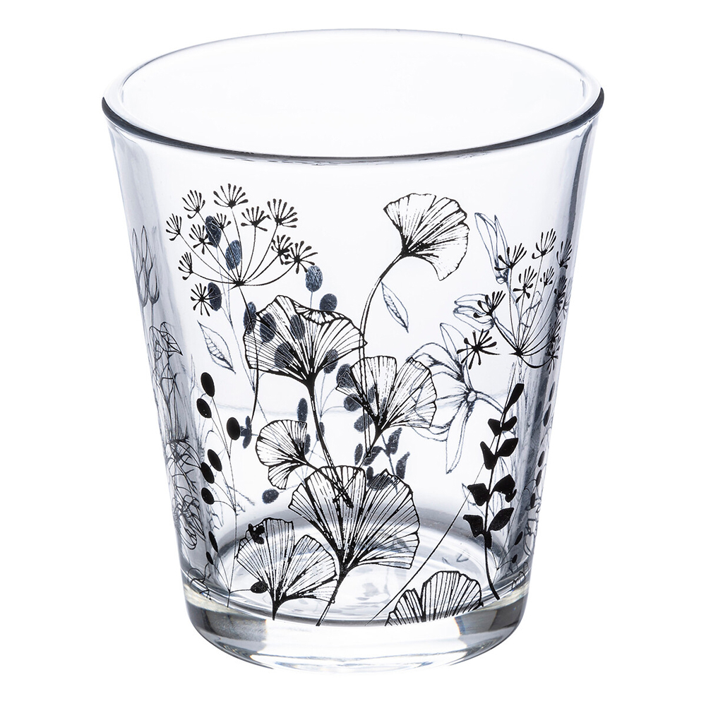secret-de-gourmet-white-floral-low-cup-transparent-glass-33-cl