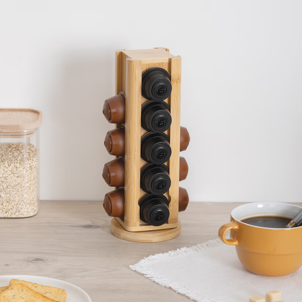 5five-bamboo-rotating-dolce-gusto-compatible-coffee-capusles-holder