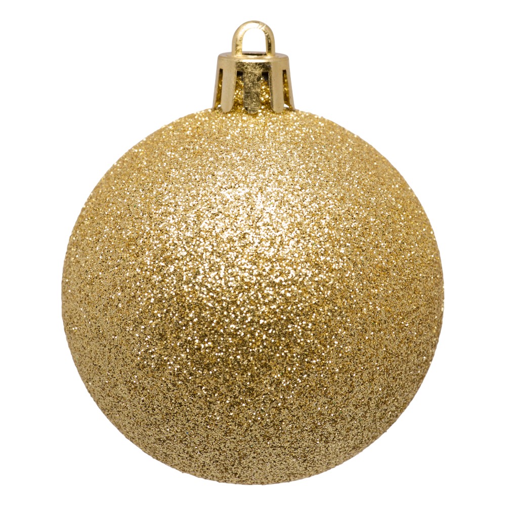 atmosphera-christmas-baubles-set-of-25-pcs-gold-mix-plastic-balls-6-cm