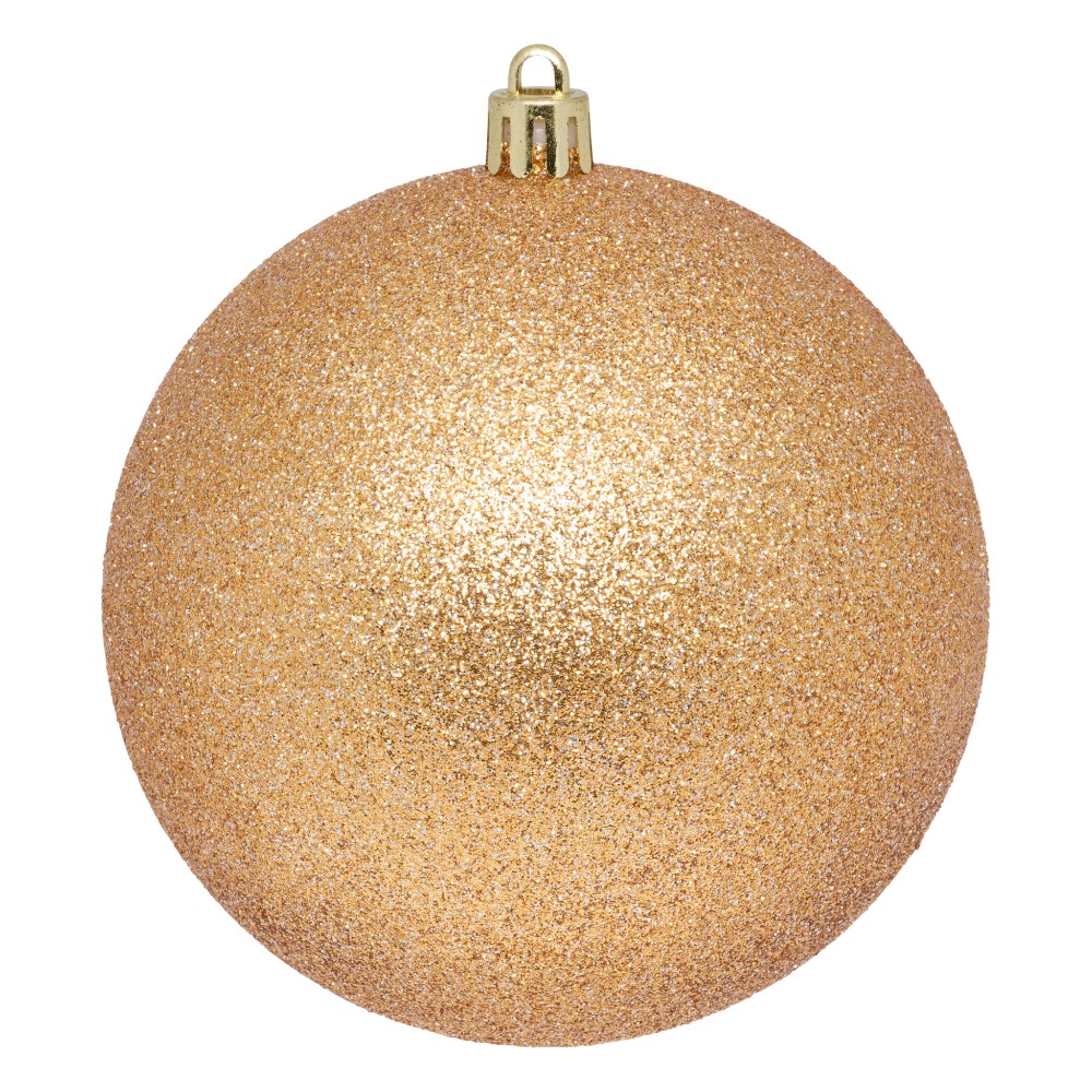 atmosphera-christmas-baubles-set-of-4-pcs-brown-mix-plastic-balls-10-cm