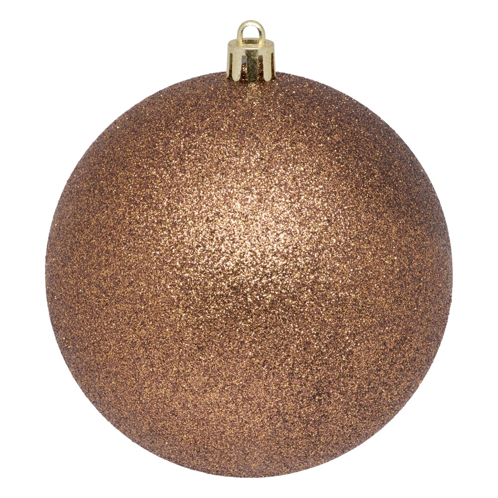 atmosphera-christmas-baubles-set-of-4-pcs-brown-mix-plastic-balls-10-cm