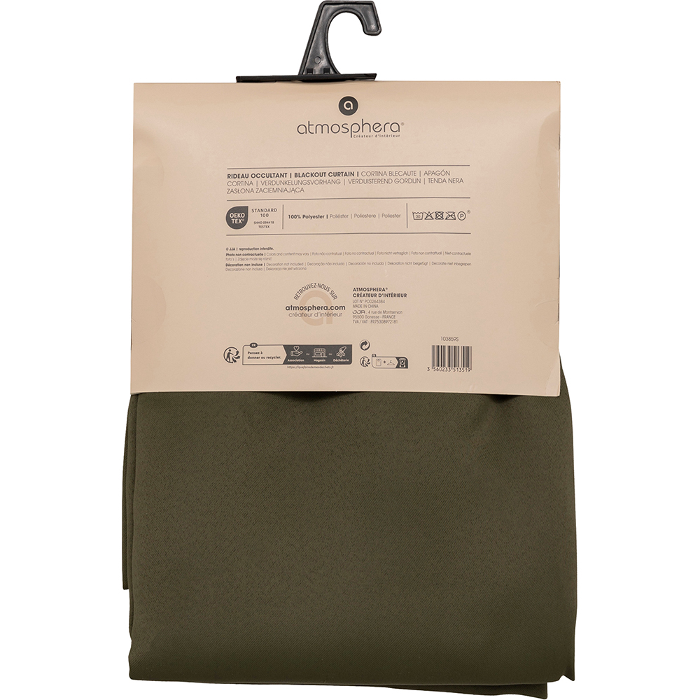 atmosphera-blackout-eyelet-curtain-khaki-green-140cm-x-260cm