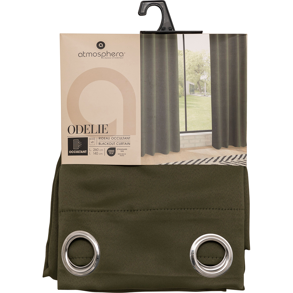 atmosphera-blackout-eyelet-curtain-khaki-green-140cm-x-260cm
