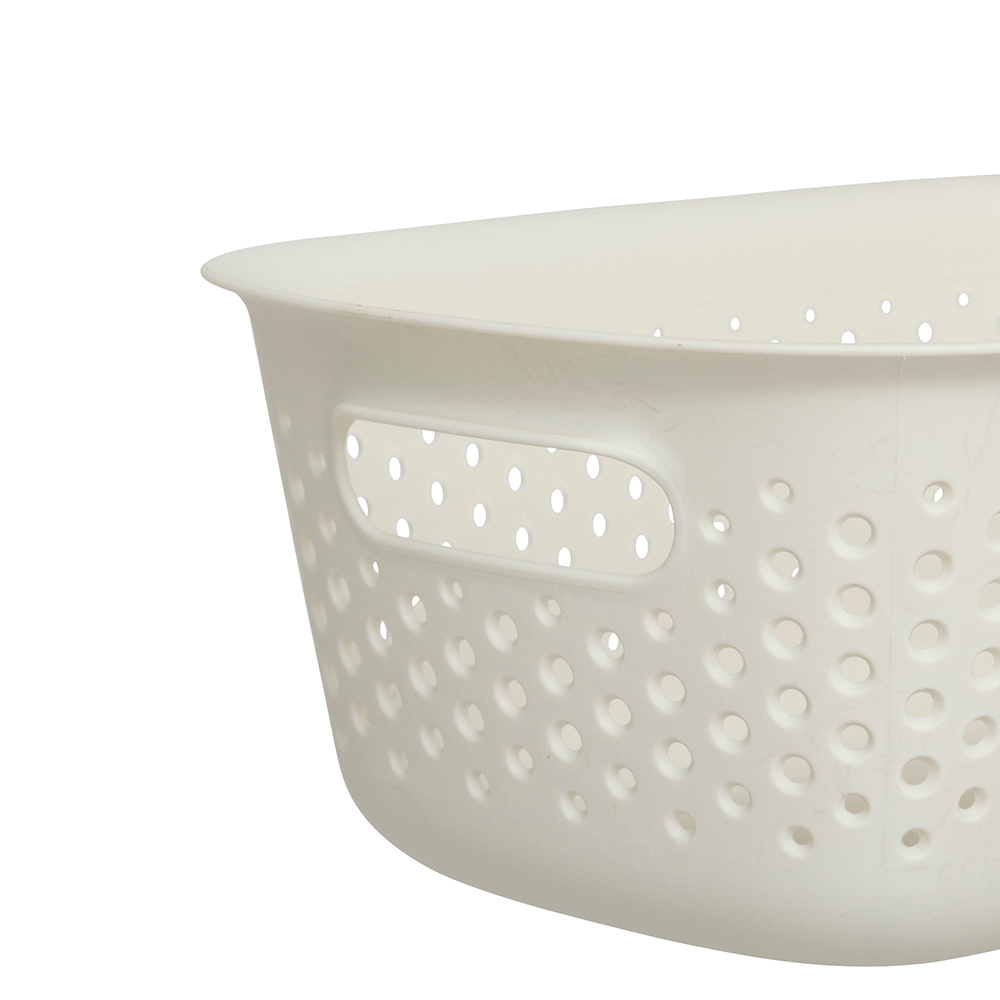 5five-tila-perforated-plastic-laundry-basket-cream-3-5l