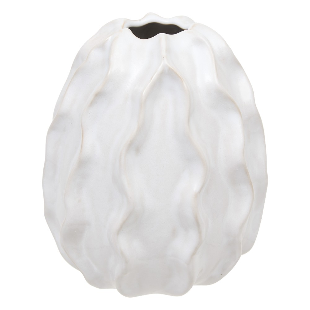 atmosphera-vase-ceramic-sandri-h-17-cm-white