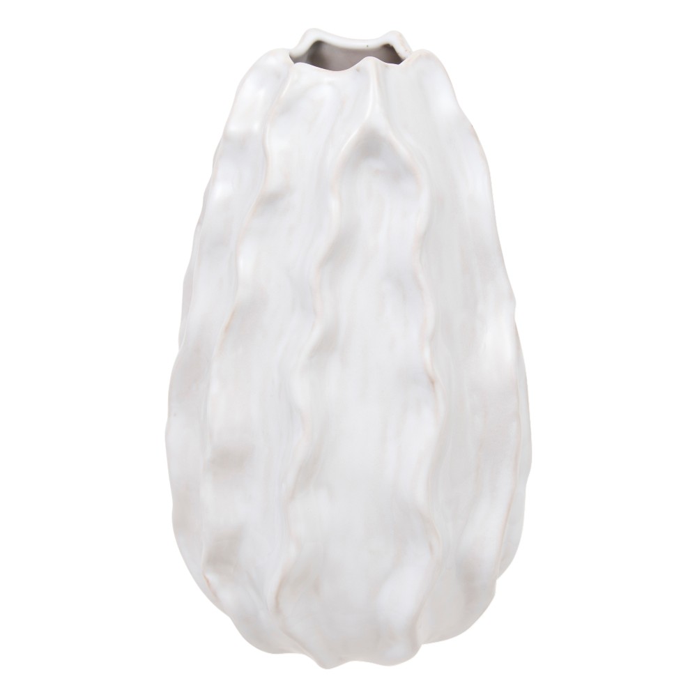 atmosphera-vase-ceramic-sandri-h-25-cm-white