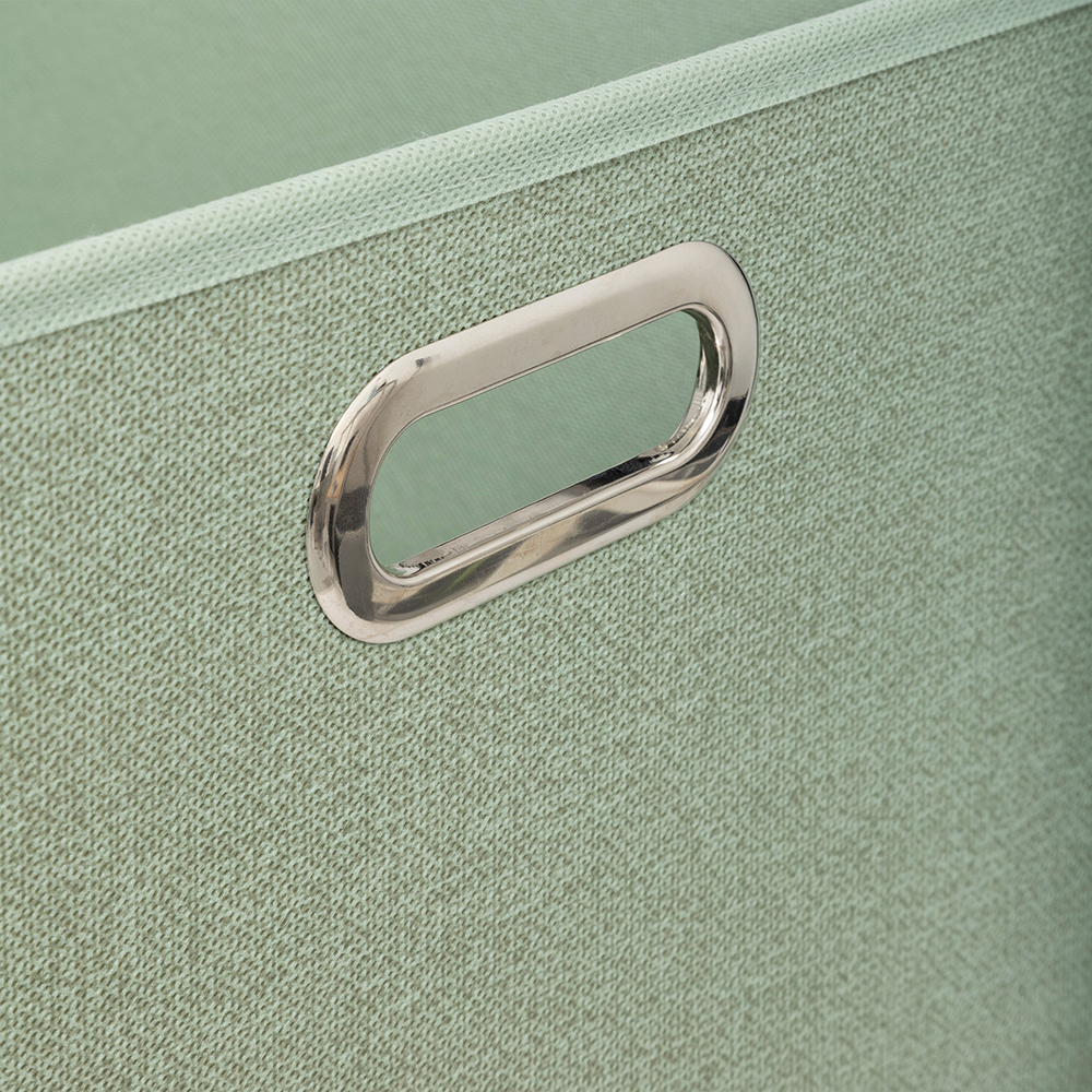 5five-fabric-storage-basket-sage-green-31cm-x-31cm