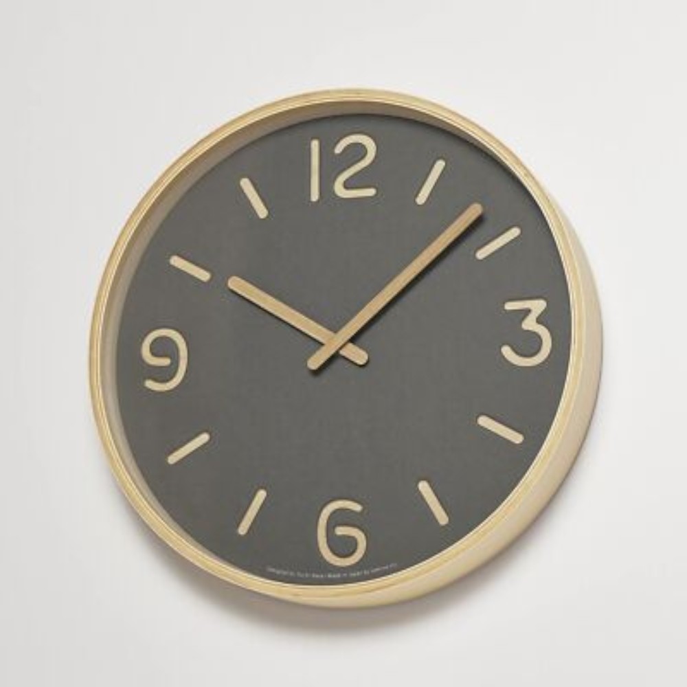 atmosphera-wall-clock-ellis-wood-brown-30-cm