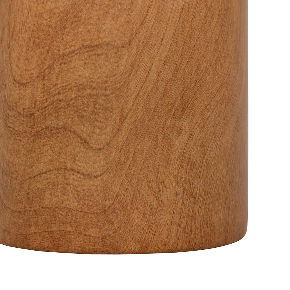 atmosphera-sao-wooden-effect-ceramic-vase-30cm