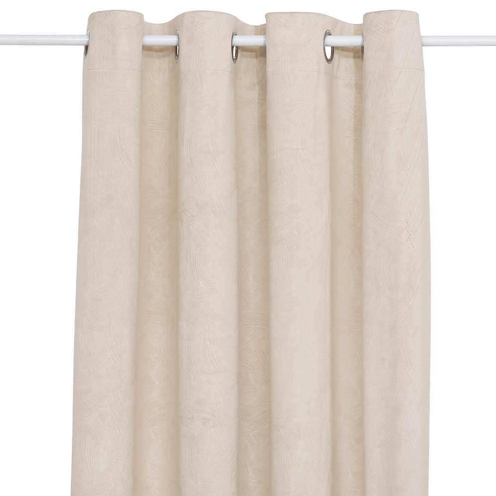 atmosphera-fujo-blackout-velvet-eyelet-curtain-linen-beige-135cm-x-260cm