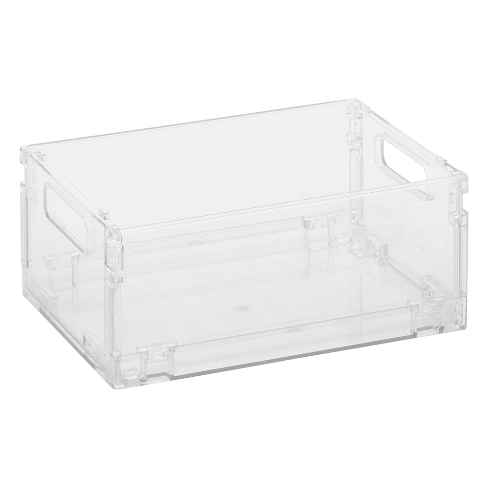 5five-folding-plastic-storage-box-clear-2-8l