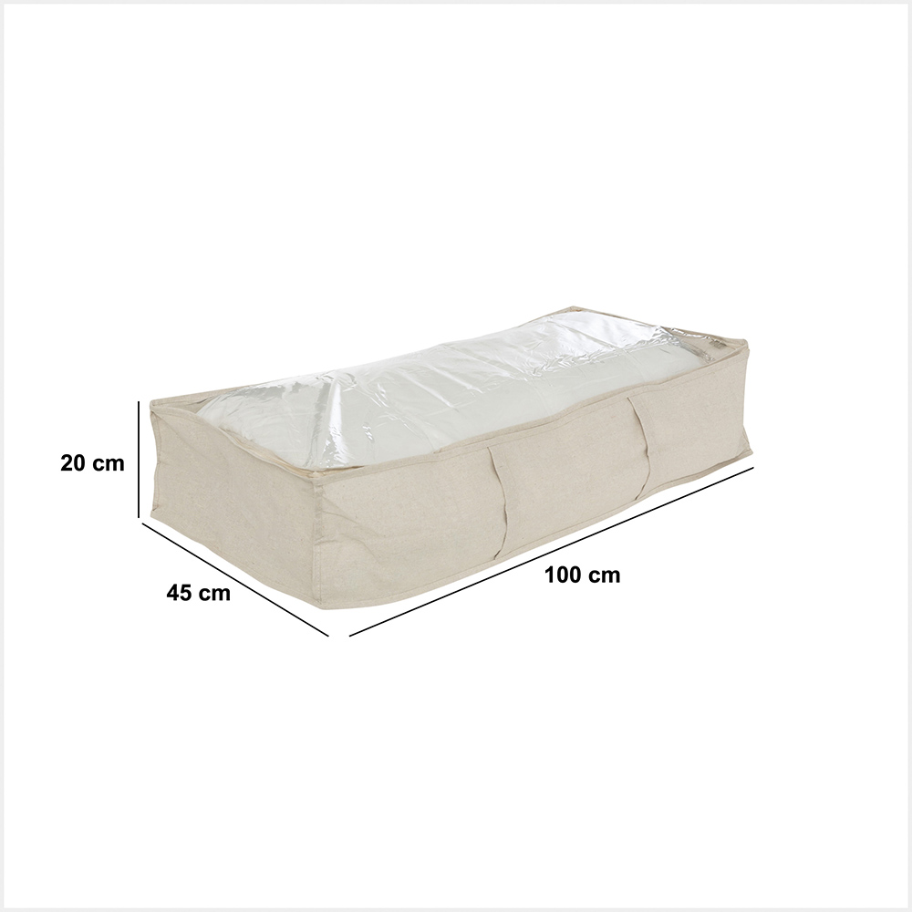 5five-dressy-underbed-storage-cover-beige-100cm-x-45cm-x-20cm