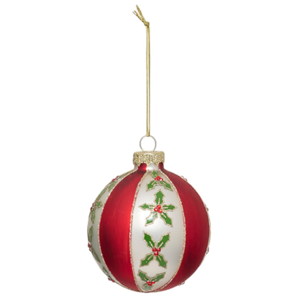 velvet-case-holly-design-glass-christmas-bauble-red-and-white-8-cm