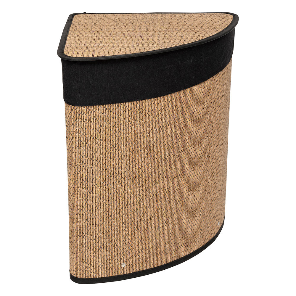 5five-bamboo-fabric-corner-laundry-basket-48l-black