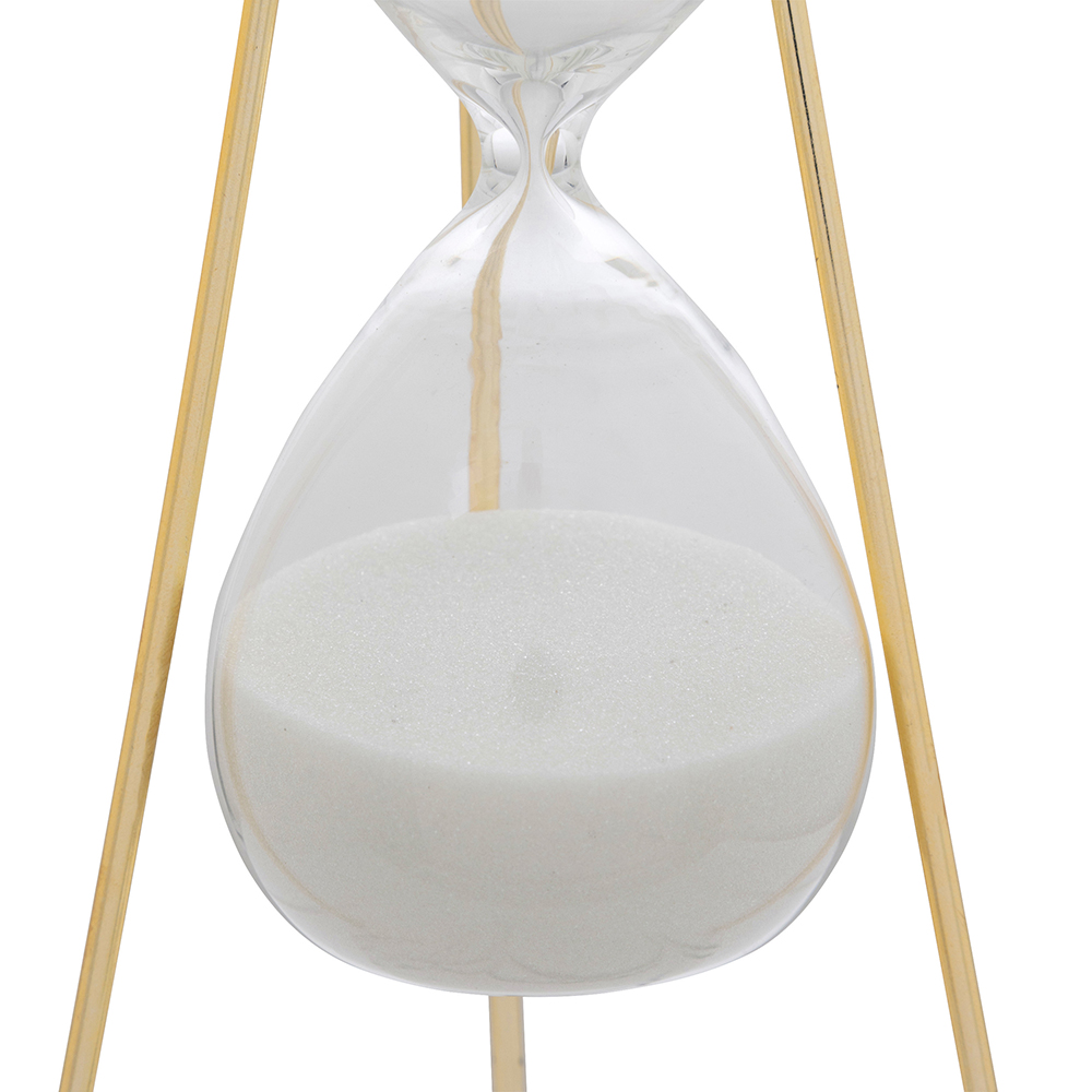 atmosphera-olen-glass-hourglass-ornament-21cm
