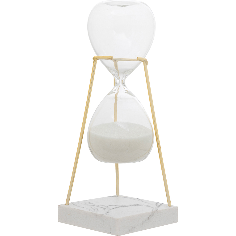 atmosphera-olen-glass-hourglass-ornament-21cm
