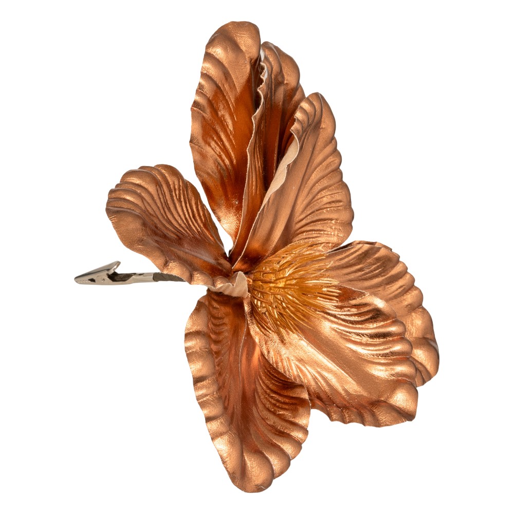 atmosphera-christmas-tree-clip-shiny-magnolia-bronzecopper-22-cm