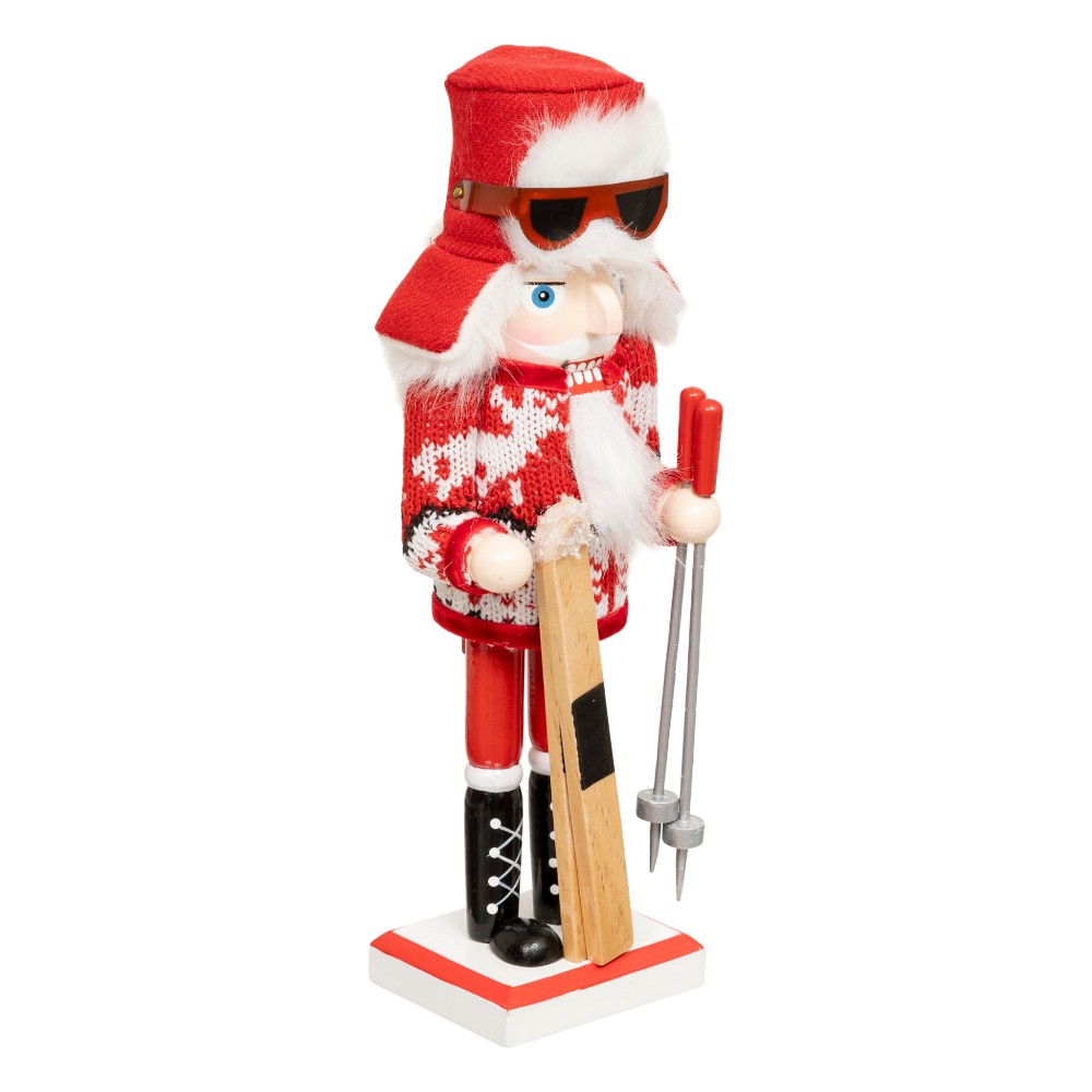 atmosphera-christmas-soldiernutcracker-ski-suit-pine-wood-25-cm