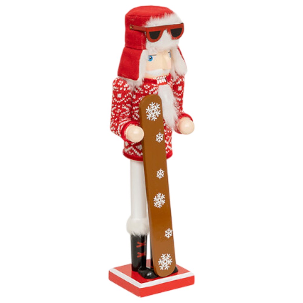 the-essentials-recycled-wood-skier-nutcracker-red-38-cm