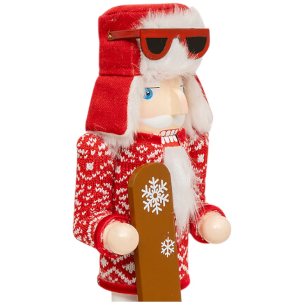 the-essentials-recycled-wood-skier-nutcracker-red-38-cm