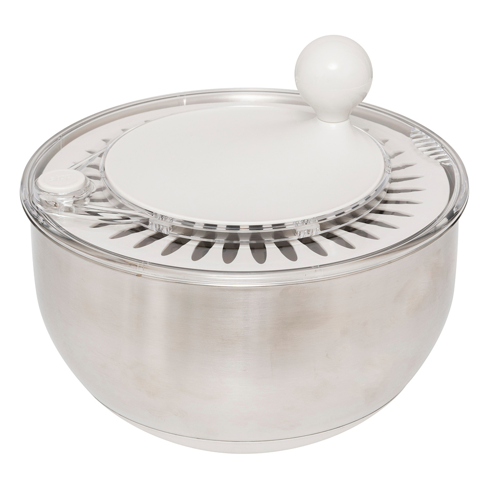 5five-stainless-steel-mechanical-salad-spinner-2-assorted-colours-4l