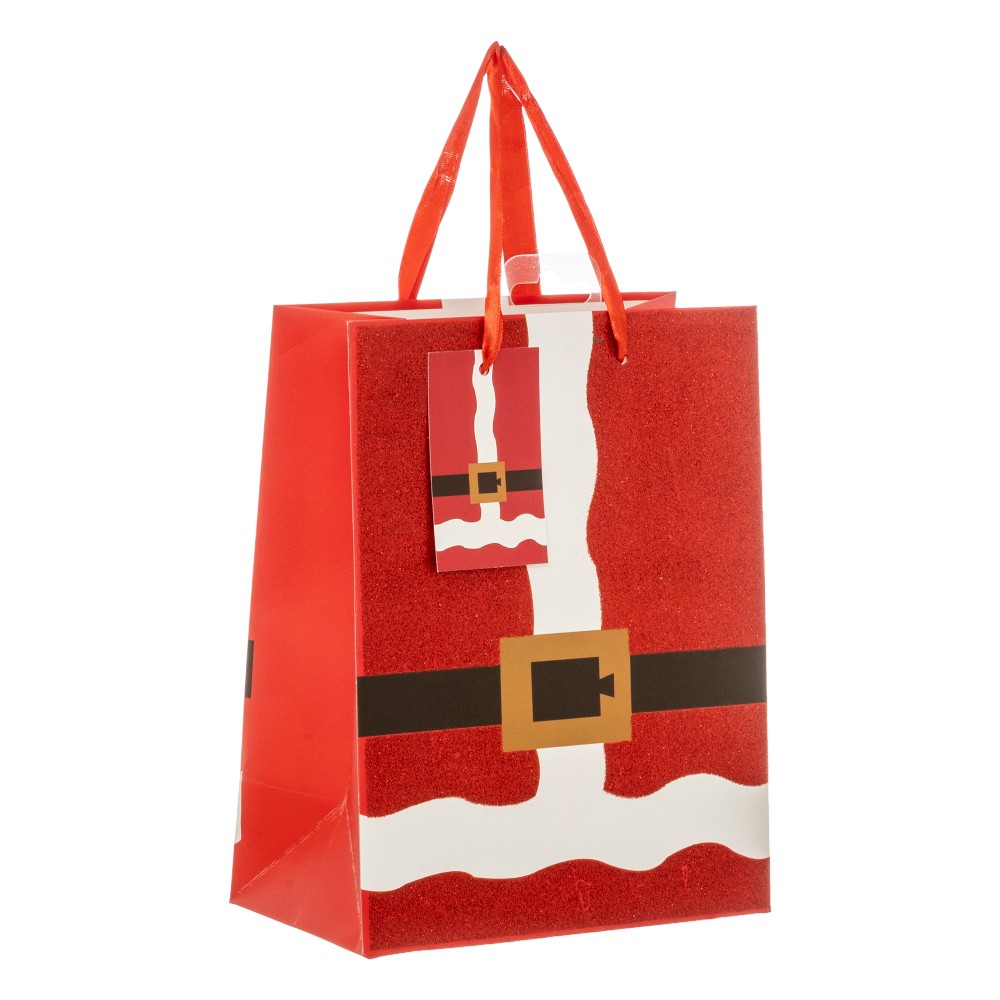 atmosphera-christmas-gift-bag-santa-claus-outfit-glitter-small