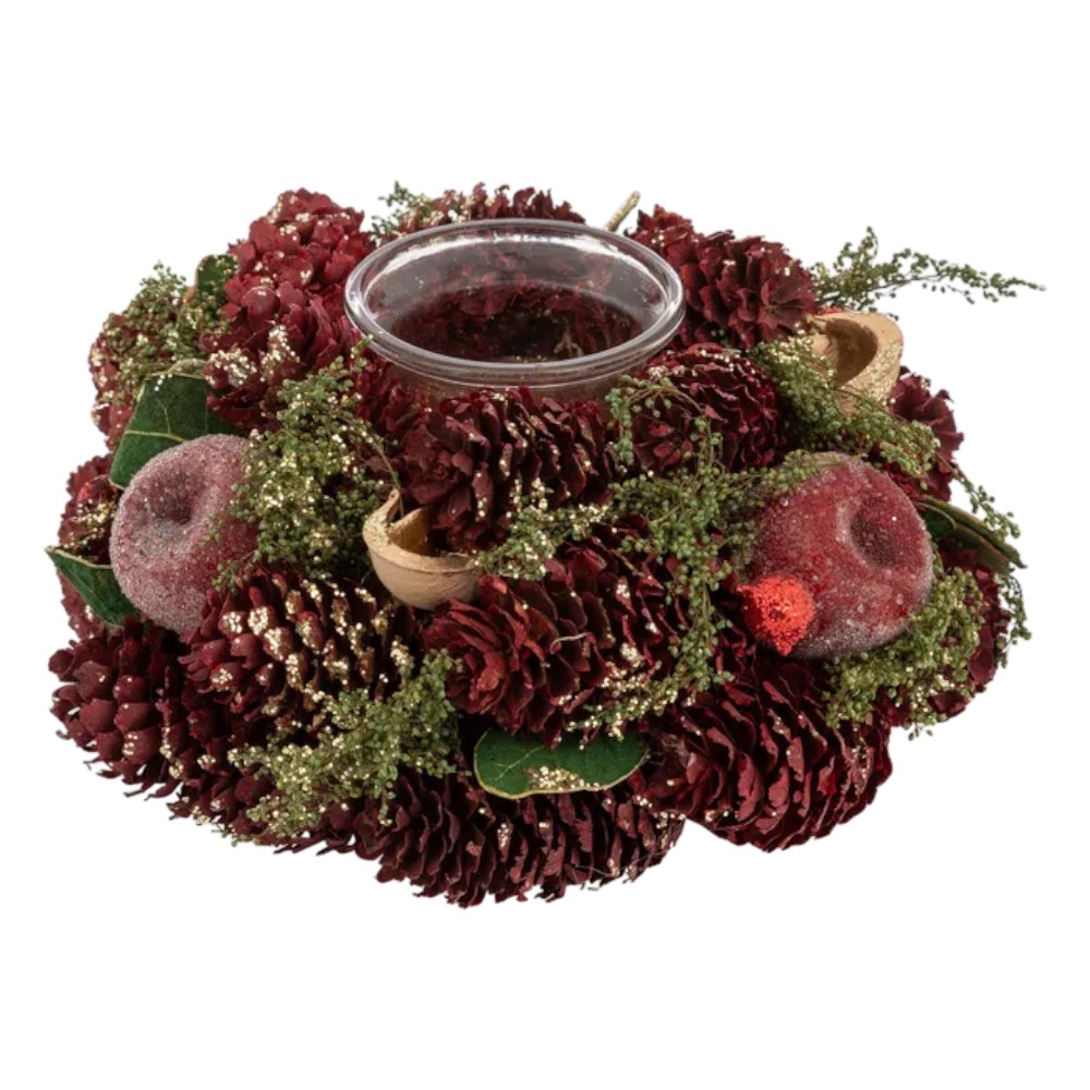 atmosphera-christmas-candle-holder-apples-and-nature-dark-red-1-pcs-