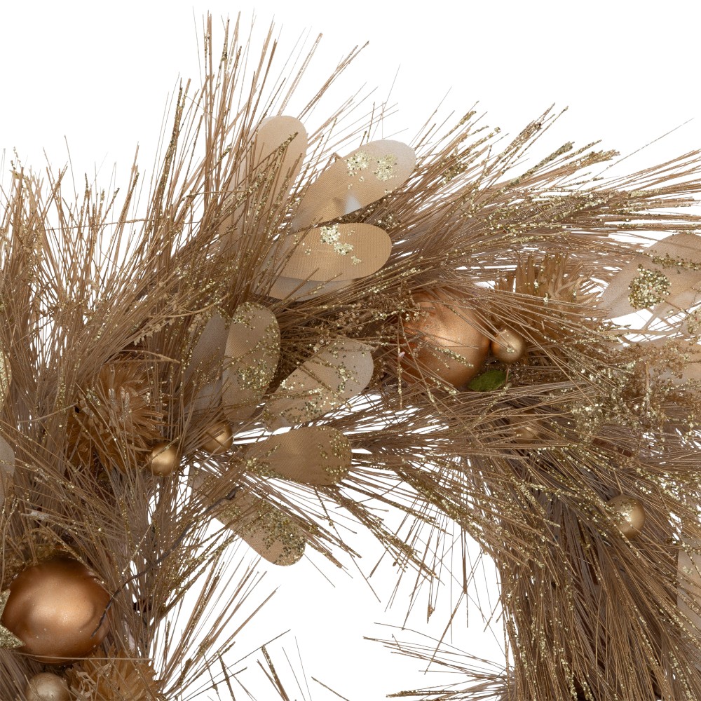 atmosphera-christmas-wreath-golden-35-cm
