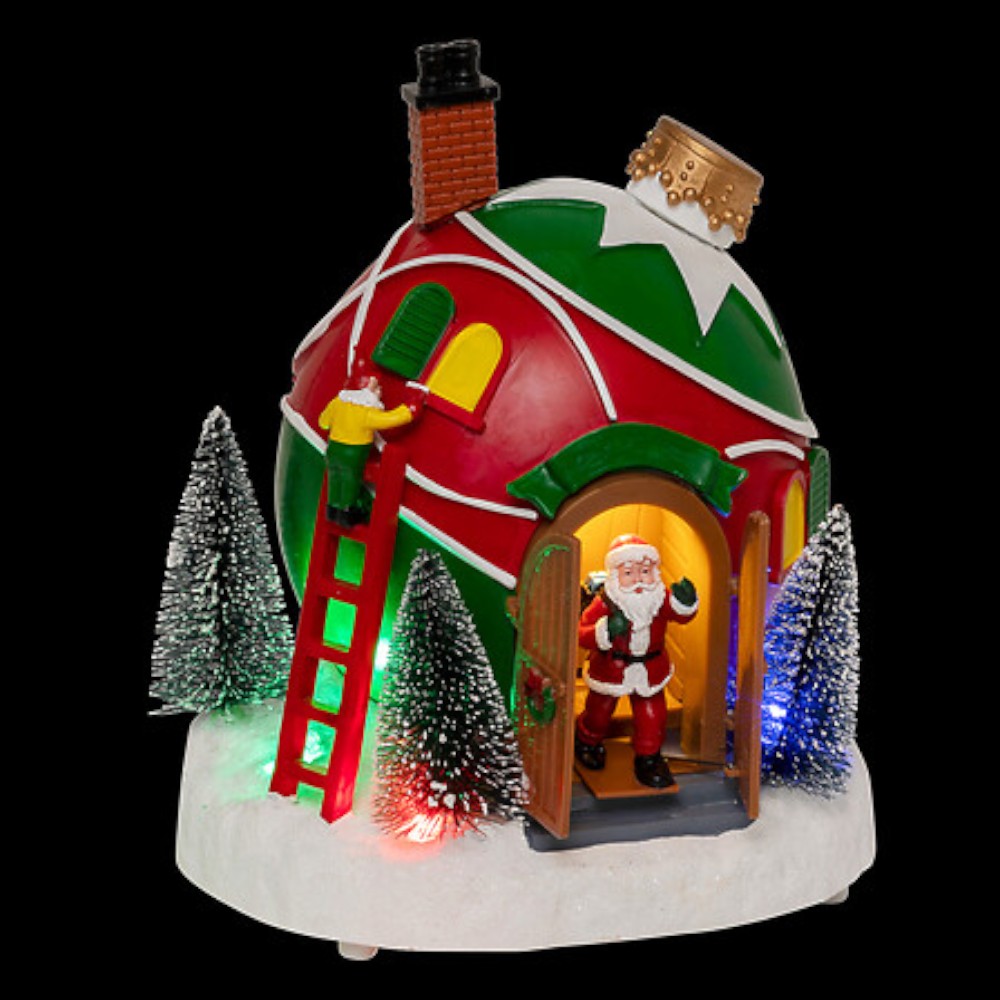 musical-led-santa-ball-house-christmas-village-with-movement-22-cm