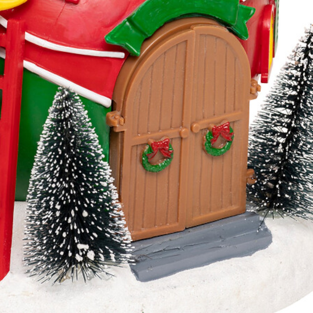 musical-led-santa-ball-house-christmas-village-with-movement-22-cm