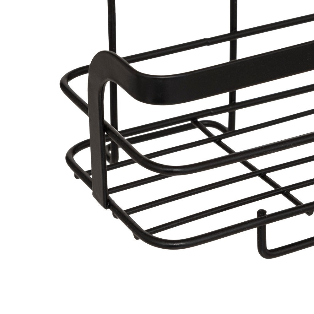 5five-2-level-servitor-suction-rectangular-shower-2-shelves-venterra-black