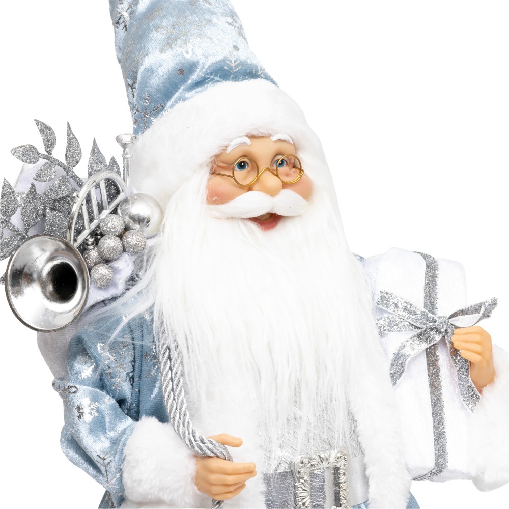 atmosphera-christmas-santa-claus-standing-resinceramic-blue-45-cm
