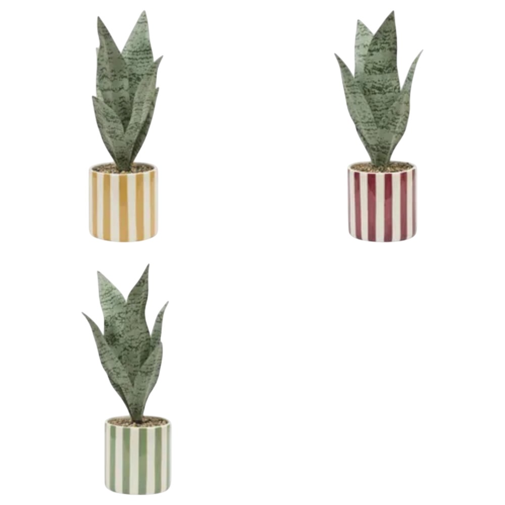 atmosphera-artificial-plant-in-a-pot-snake-plant-ceramic-38-cm-3-assorted-designs