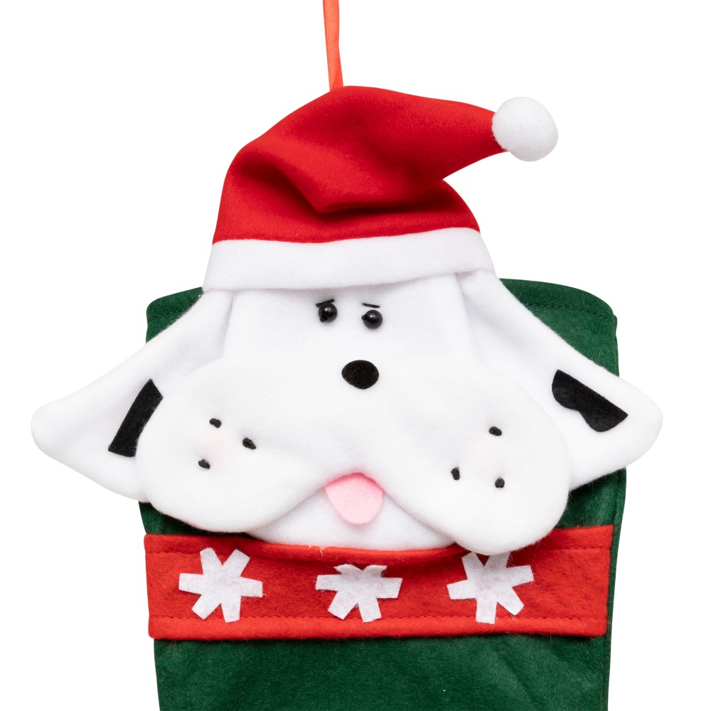 atmosphera-christmas-stocking-3d-santa-dog-cat-2-assorted-designs