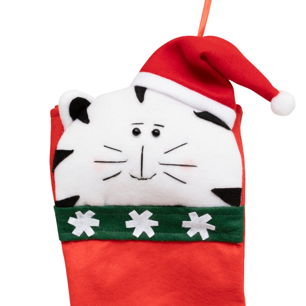atmosphera-christmas-stocking-3d-santa-dog-cat-2-assorted-designs