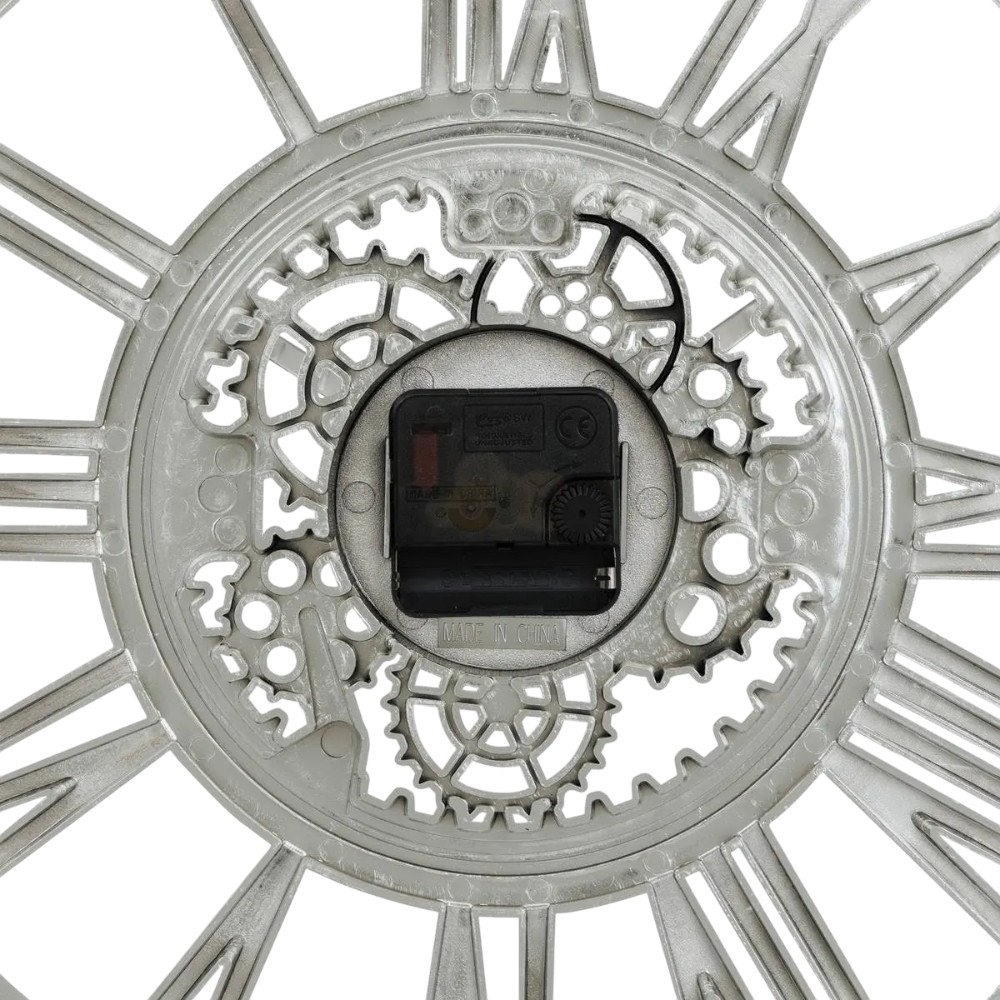 atmosphera-wall-clock-ricky-metal-silver-40-cm