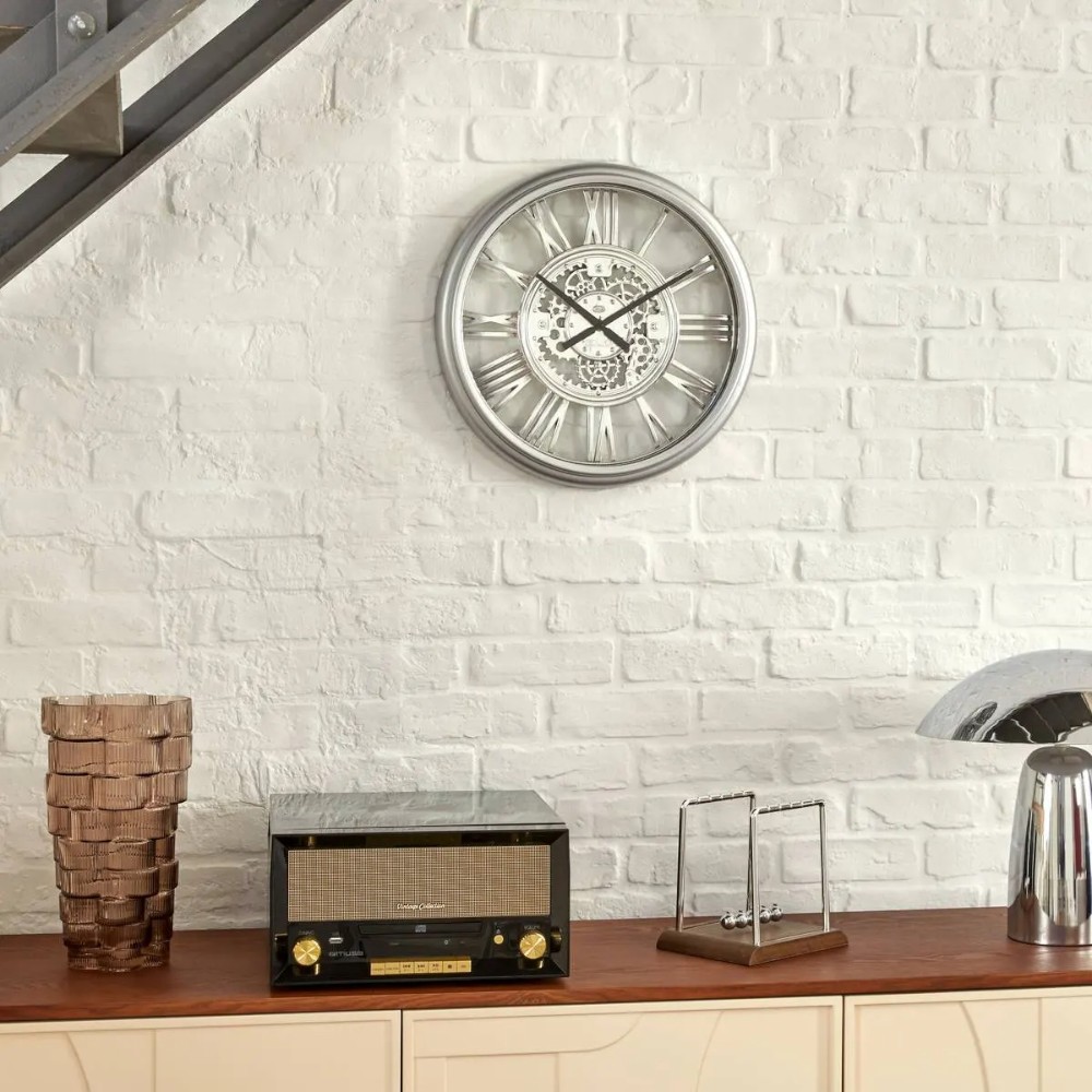 atmosphera-wall-clock-ricky-metal-silver-40-cm
