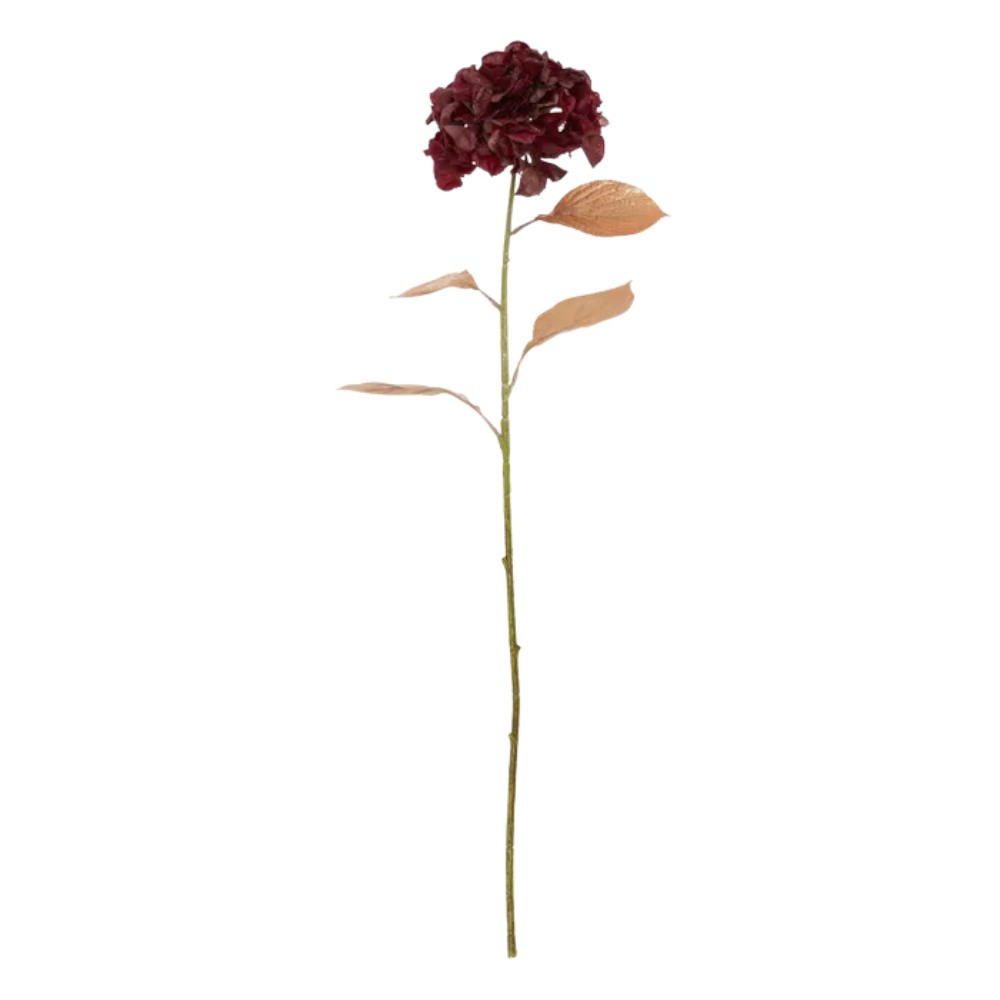 atmosphera-artificial-flower-with-stem-hydrangea-indoor-90-cm-dark-red