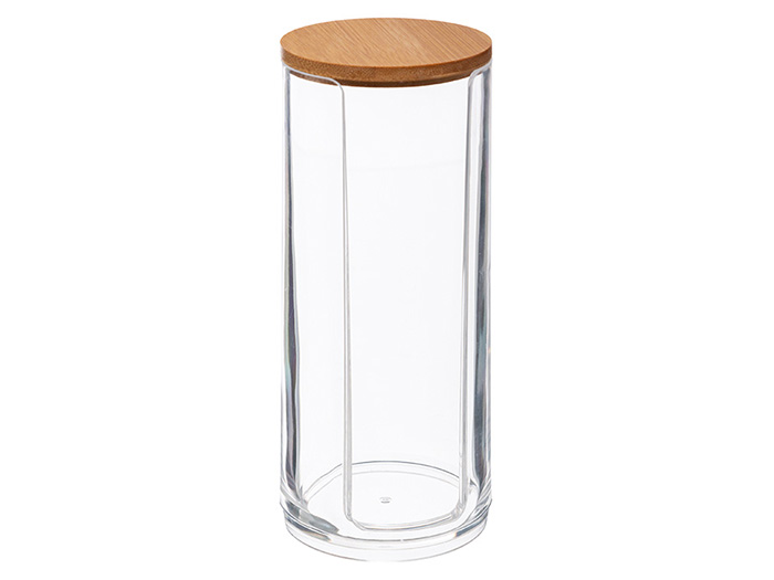 selena-plastic-and-bamboo-cotton-discs-dispenser-7-5cm-x-17-6cm