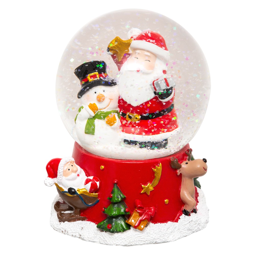 atmosphera-christmas-waterball-snow-ball-santa-and-snowman-8-cm