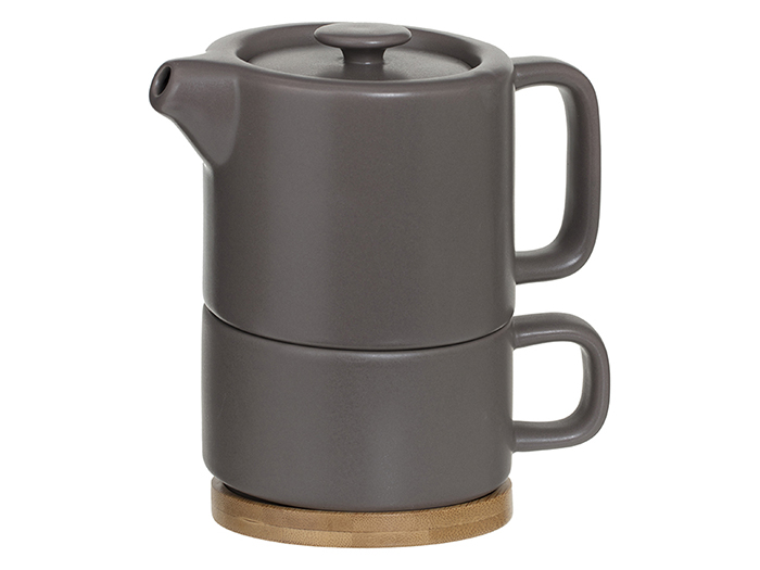 earthenware-teapot-with-cup-in-taupe-colour-400l