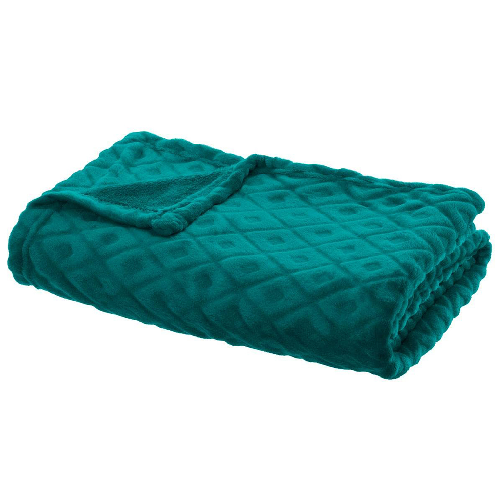 atmosphera-3d-losan-polyester-flannel-blanket-teal-blue-125cm-x-150cm