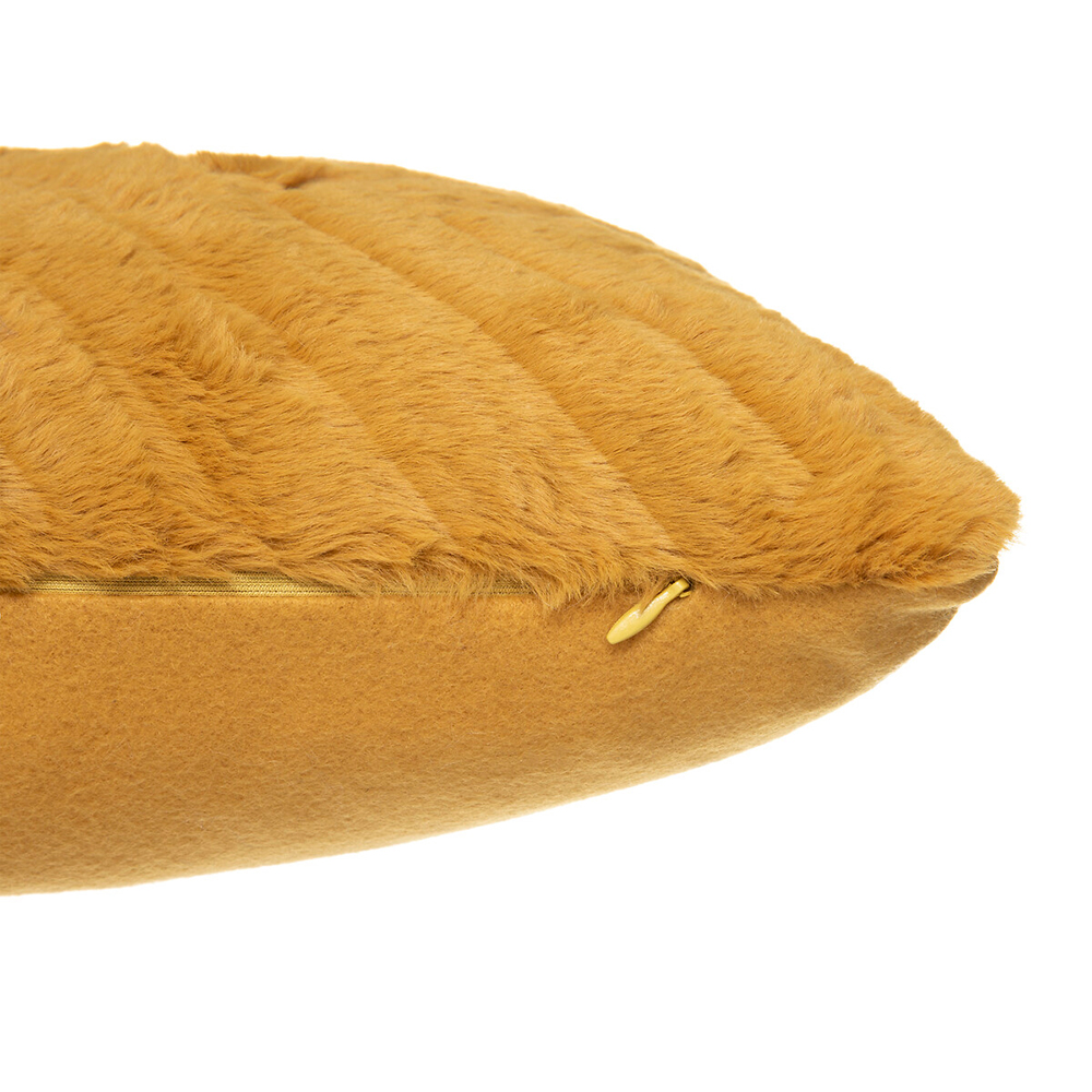 atmosphera-3d-artificial-fur-sofa-square-cushion-yellow-ochre-45cm-x-45cm