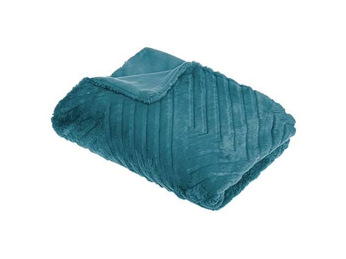 atmosphera-3d-artificial-fur-polyester-blanket-duck-blue-120cm-x-160cm