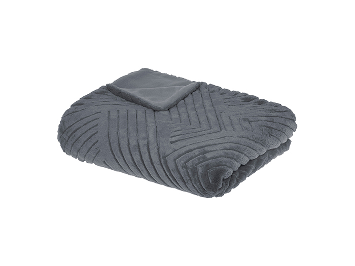 atmosphera-3d-artificial-fur-polyester-blanket-grey-180cm-x-230cm