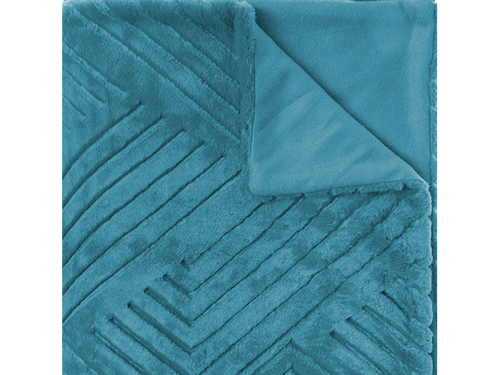 atmosphera-3d-artificial-fur-polyester-blanket-duck-blue-180cm-x-230cm