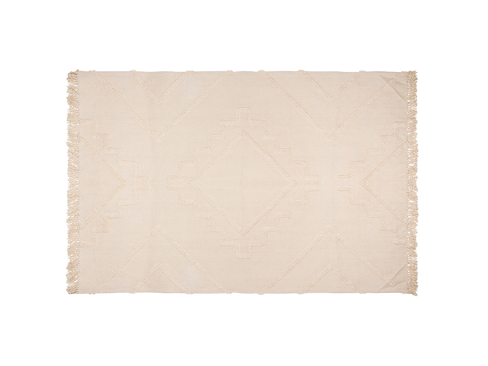 atmosphera-inca-cotton-tuft-fringed-rug-ivory-120cm-x-170cm