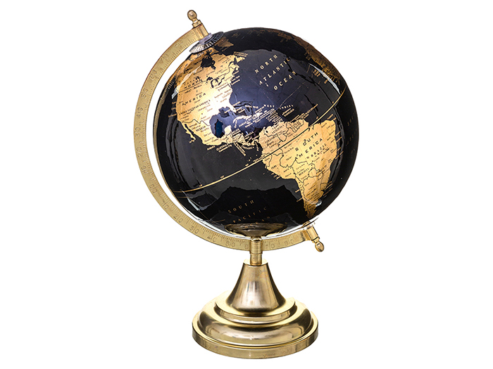 atmosphera-world-globe-map-ornament-black-gold-33cm